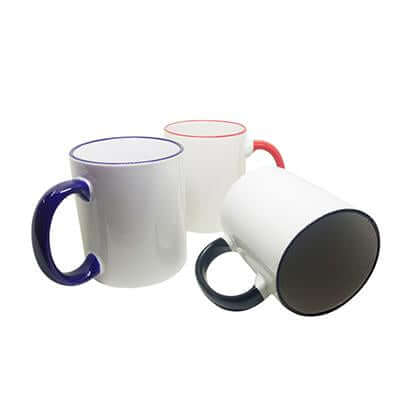 2-Tone White Ceramic Mug by Corporate Gift Store Singapore