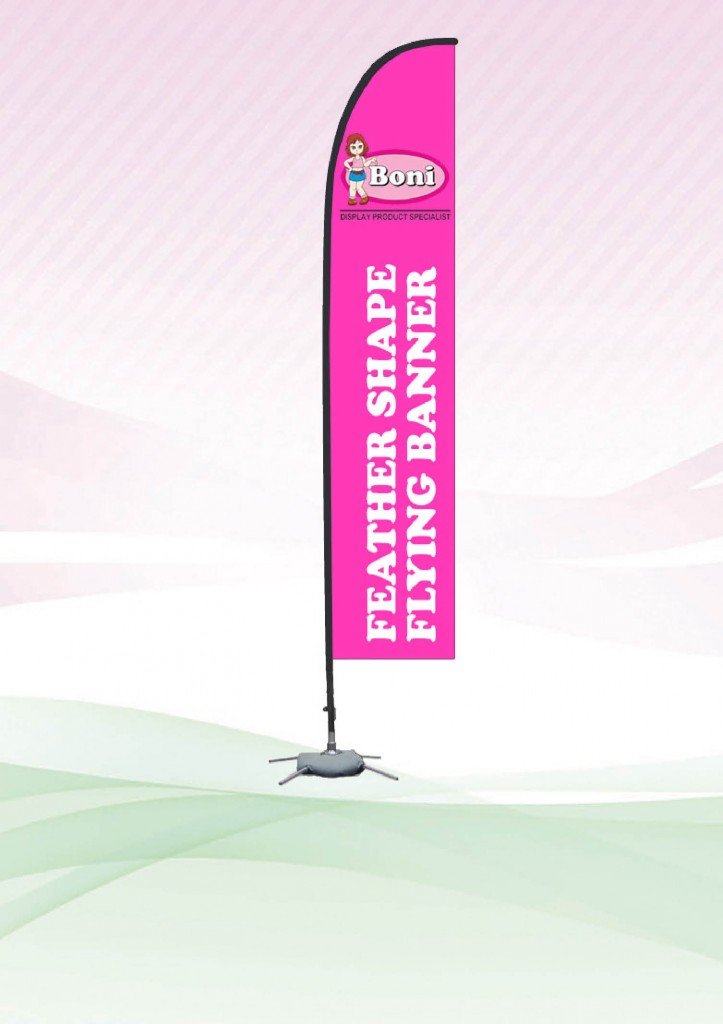 Feather shape Flying Banner by Corporate Gift Store Singapore