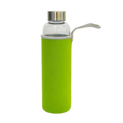 Glass Bottle with Pouch by Corporate Gift Store Singapore