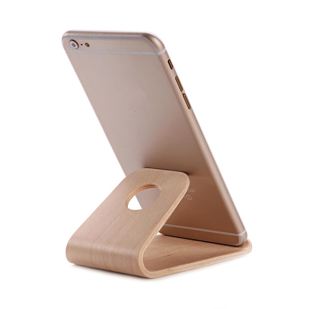Eco Friendly Wood Phone Stand For Corporate Gifts - GiftStore.sg
