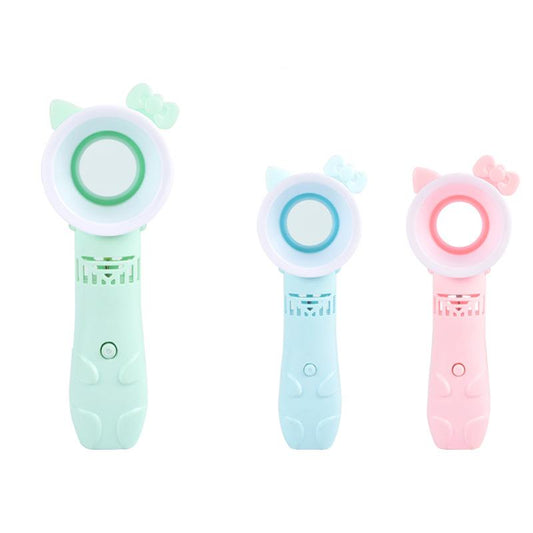 Mini Bladeless Hand Held Fan with LED light by Corporate Gift Store Singapore
