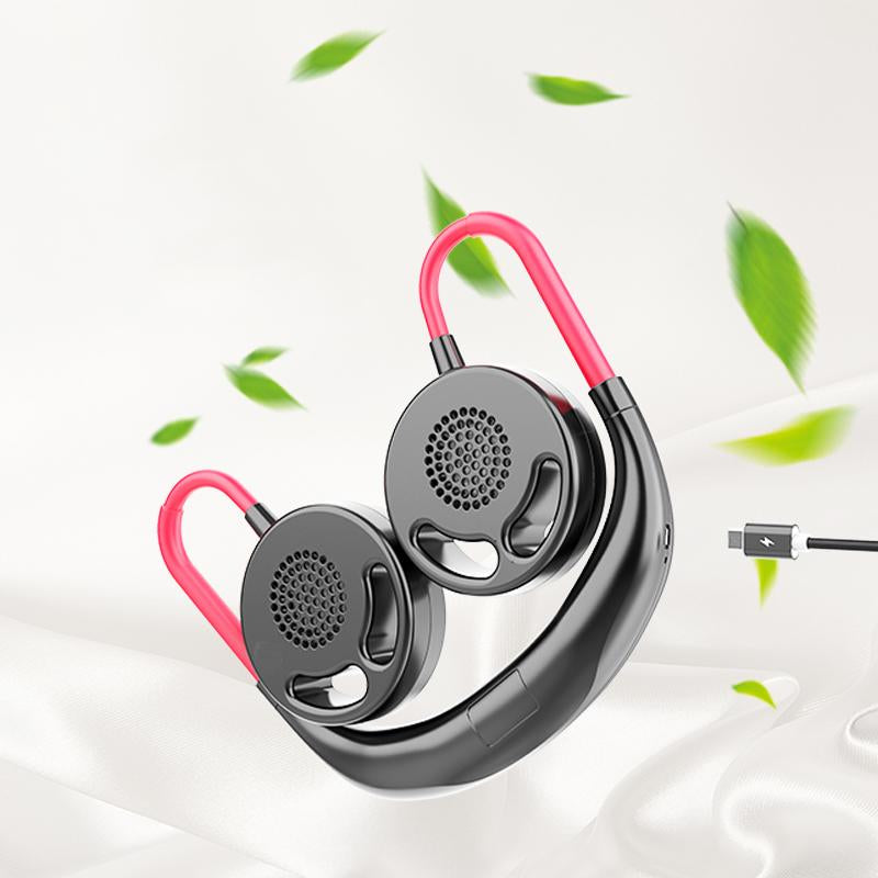 Leafless Portable Neck Hanging Fan by Corporate Gift Store Singapore