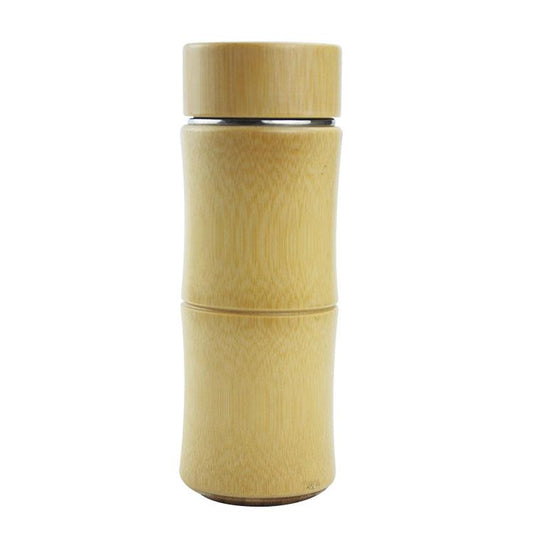 450ml Eco-Friendly Bamboo Stainless Steel Flask by Corporate Gift Store Singapore