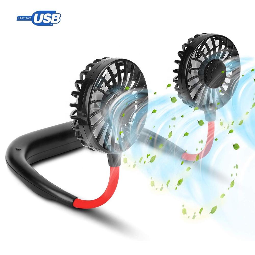 Cooling Mini Neck Dual Fan by Corporate Gift Store Singapore