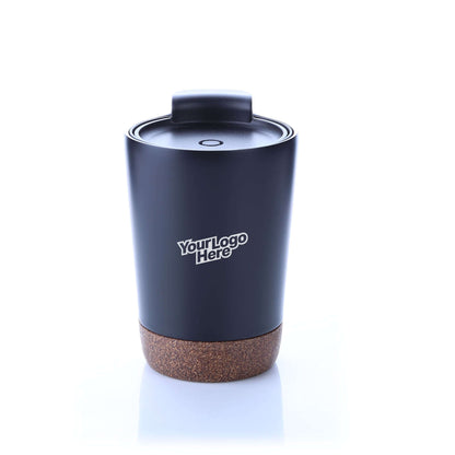 Vacuum Stainless Steel Mug With Cork Base by Corporate Gift Store Singapore