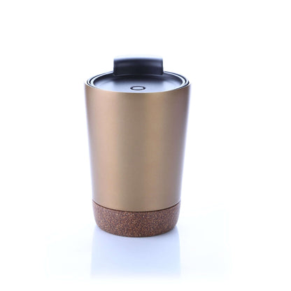 Vacuum Stainless Steel Mug With Cork Base by Corporate Gift Store Singapore