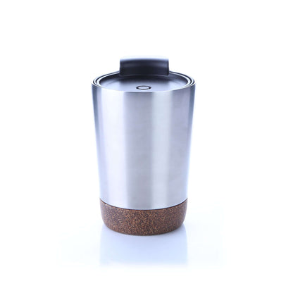 Vacuum Stainless Steel Mug With Cork Base by Corporate Gift Store Singapore