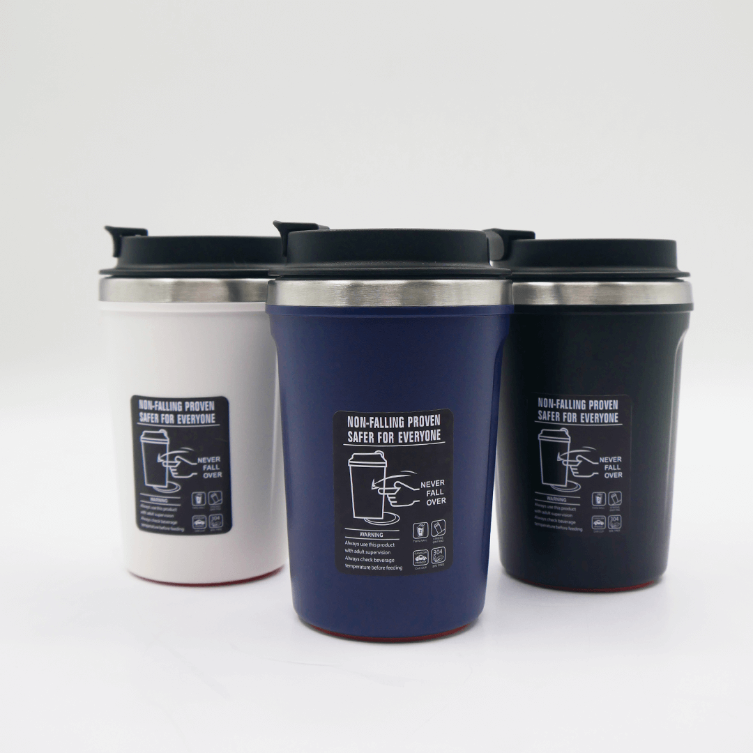380ml Stainless Steel Suction Coffee Mug by Corporate Gift Store Singapore