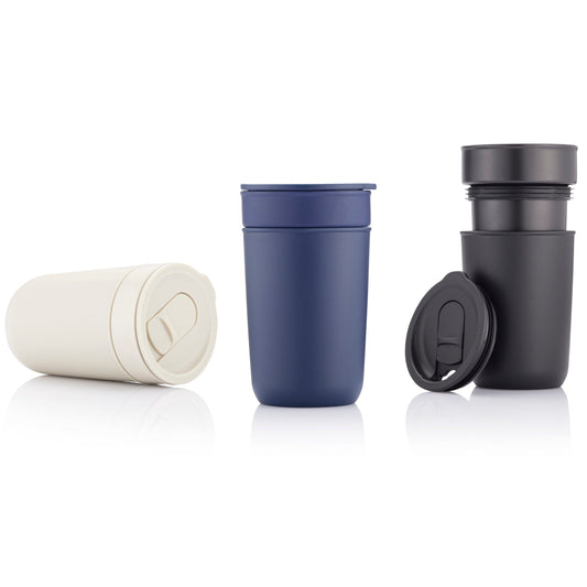 Ceramic Tumbler with PP Sleeve by Corporate Gift Store Singapore