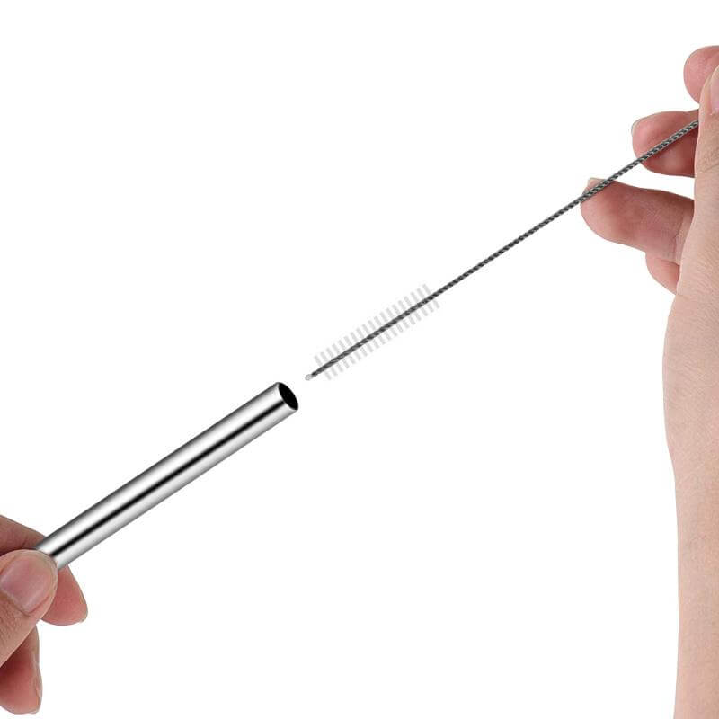 Portable Stainless Steel Eco Friendly Telescopic Traveling Drinking Straw by Corporate Gift Store Singapore