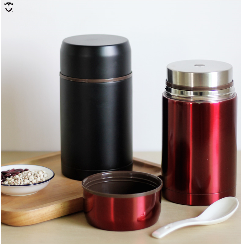 800ml Double Wall Stainless Steel Thermal Food Flask by Corporate Gift Store Singapore