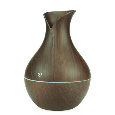 Wooden Vase-Shape Ultrasonic Aroma Diffuser | gifts shop