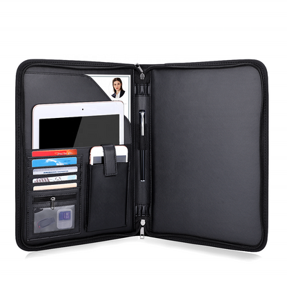 A4 Zipper Portfolio with Tablet Pocket by Corporate Gift Store Singapore