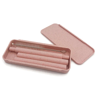 Recycle Drink Straw with Cleaning Brush by Corporate Gift Store Singapore