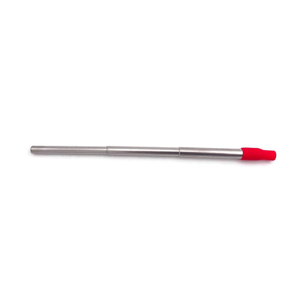 Telescopic Reusable Metal Straw with Silicone Tips by Corporate Gift Store Singapore
