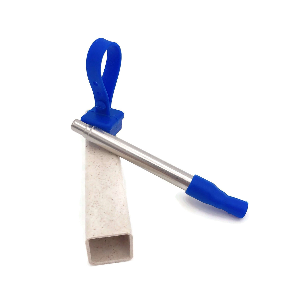 Portable Metal Straw in Eco-Friendly Wheat Straw Casing by Corporate Gift Store Singapore