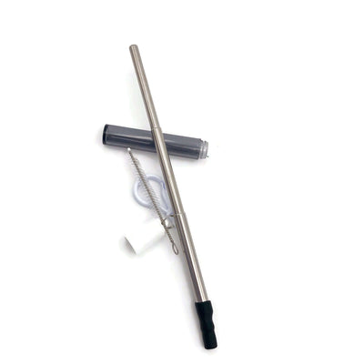 Collapsible Metal Straw in Plastic Cylinder Container by Corporate Gift Store Singapore