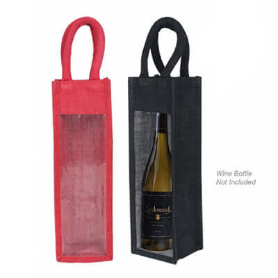 Jute Wine Bag by Corporate Gift Store Singapore