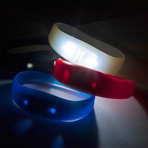 Silicone Wristband with LED by Corporate Gift Store Singapore