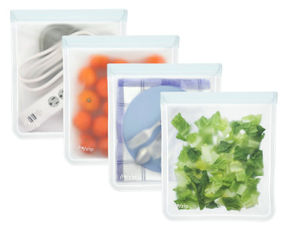 Rezip Lay-Flat Gallon Leakproof Reusable Storage Bag 4-pack kit by Corporate Gift Store Singapore
