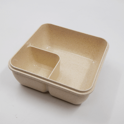 beige Lunchbox with Cutlery Set by Corporate Gift Store Singapore