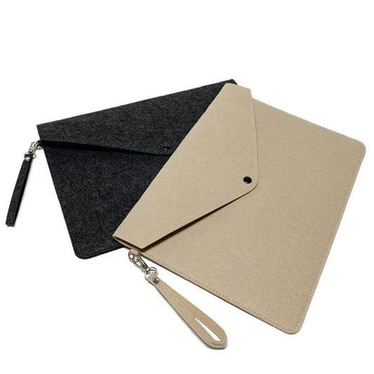 A4 Wool Felt Document Pouch by Corporate Gift Store Singapore