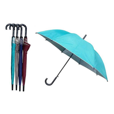 24" Regular Auto Open Straight Umbrella with UV Coated | gifts shop