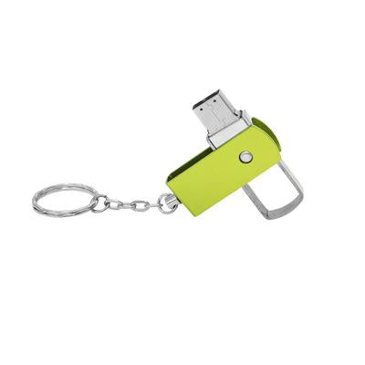 Metal Swivel USB Drive with Keychain by Corporate Gift Store Singapore