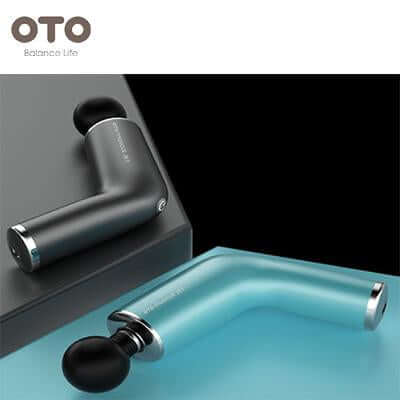 OTO Muscle Jet compact massager for deep tissue massage and muscle relief, ideal for recovery after workouts.