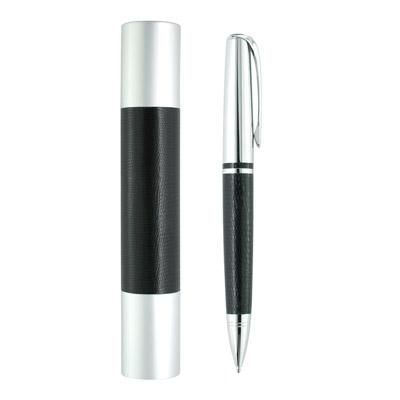 Leather Ball Pen with Tube by Corporate Gift Store Singapore