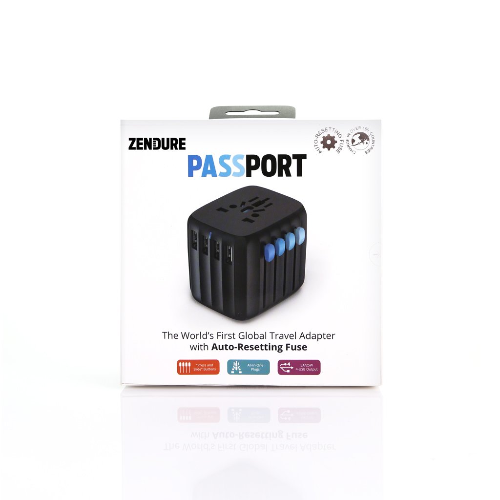 4 USB Travel Adapter by Corporate Gift Store Singapore