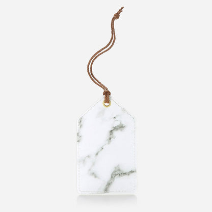 Rectangular Marble Luggage Tag by Corporate Gift Store Singapore