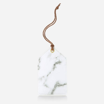 Rectangular Marble Luggage Tag | gifts shop