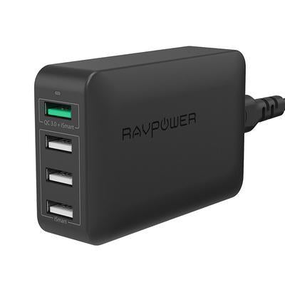 RavPower 4 Port Qualcomm Quick Charge 3.0 Charger | gifts shop