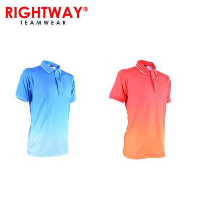 Rightway MOF 30 Neon-Tech Gradient Polo T-Shirt | gifts shop