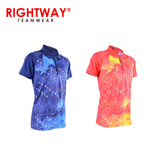 Rightway MOF 31 Neon-Tech Abstract Sublimation Polo T-Shirt by Corporate Gift Store Singapore