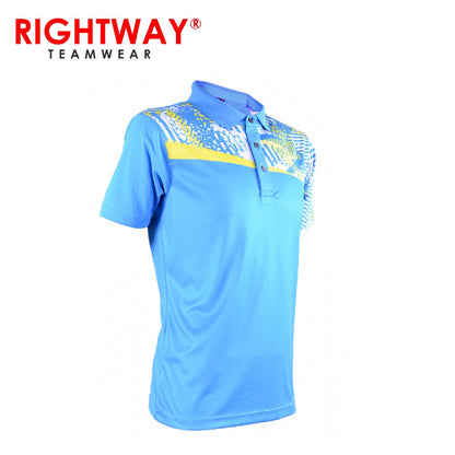 Rightway MOF 34 Neon-Tech Asymmetric Collared Sublimation Polo T-Shirt by Corporate Gift Store Singapore