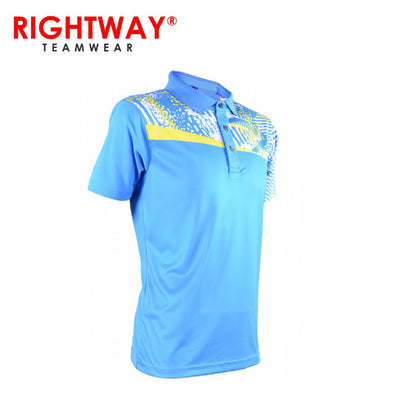 Rightway MOF 34 Neon-Tech Asymmetric Collared Sublimation Polo T-Shirt | gifts shop