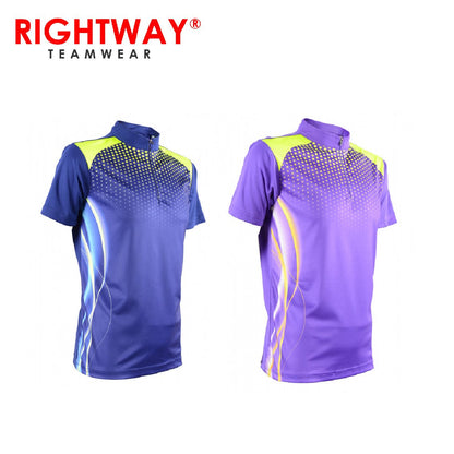 Rightway MOF 35 Neon-Tech Racing Zipper Polo T-Shirt by Corporate Gift Store Singapore