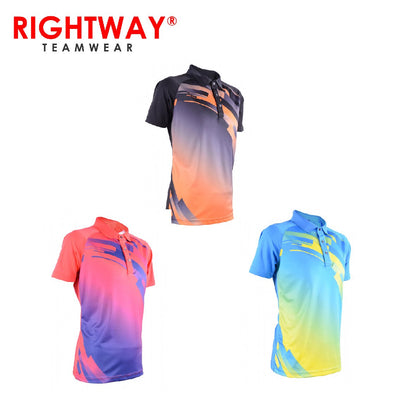 Rightway MOF 36 Neon-Tech Time Lapse Collared Polo T-Shirt | gifts shop