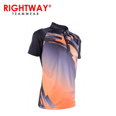 Rightway MOF 36 Neon-Tech Time Lapse Collared Polo T-Shirt | gifts shop