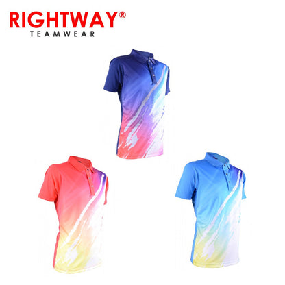 RightWay MOF 37 Neon-Tech Fine Art Collared Polo T-Shirt by Corporate Gift Store Singapore