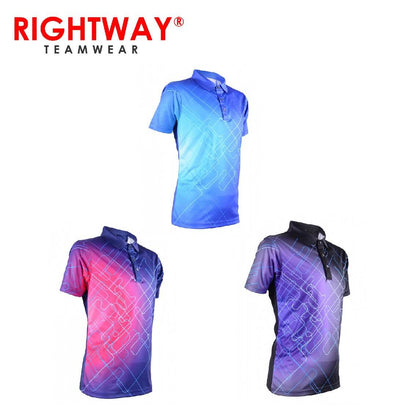 RightWay MOF 38 Men’s Neon-Tech Galaxy Collared Polo T-Shirt by Corporate Gift Store Singapore
