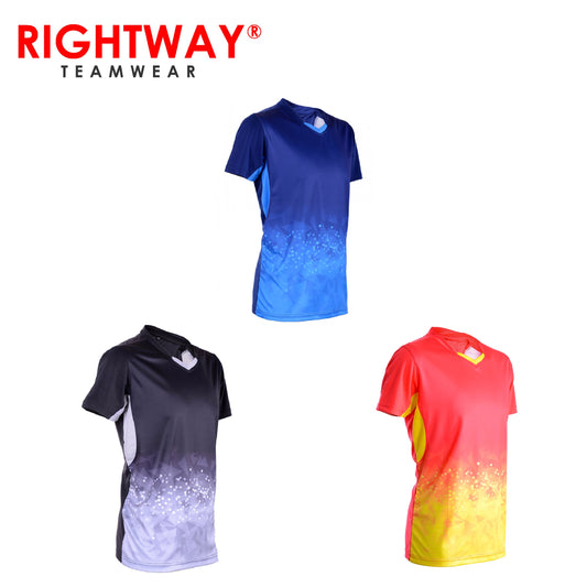 Rightway MOV 40 Neon-Tech Twilight V-Neck T-Shirt by Corporate Gift Store Singapore