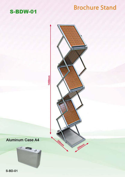 Wooden Brochure Stand by Corporate Gift Store Singapore