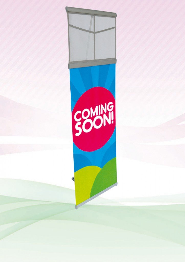 Lightweight Banner Stand with 2 Holders by Corporate Gift Store Singapore