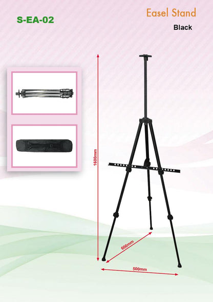 Aluminium Easel Stand (Black) by Corporate Gift Store Singapore
