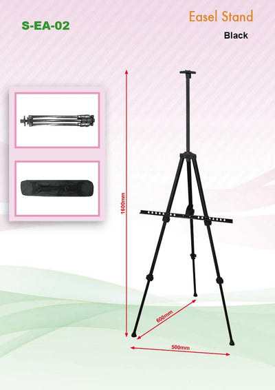 Aluminium Easel Stand (Black) by Corporate Gift Store Singapore