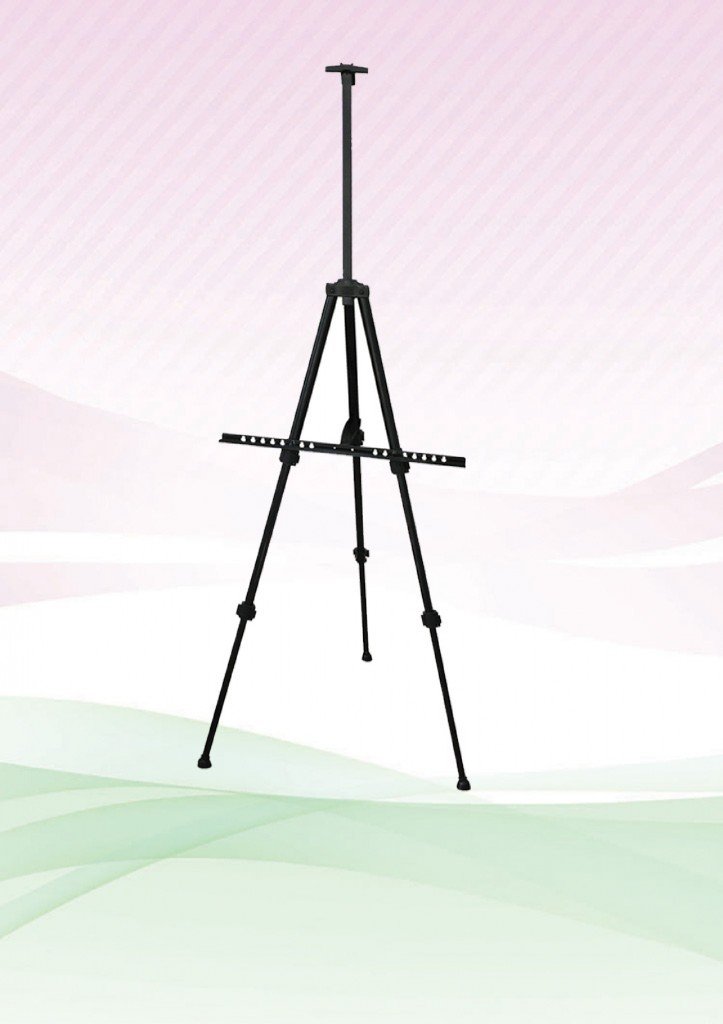 Aluminium Easel Stand (Black) by Corporate Gift Store Singapore