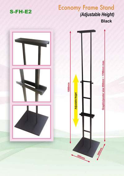 Adjustable Poster Metal Frame Stand | gifts shop
